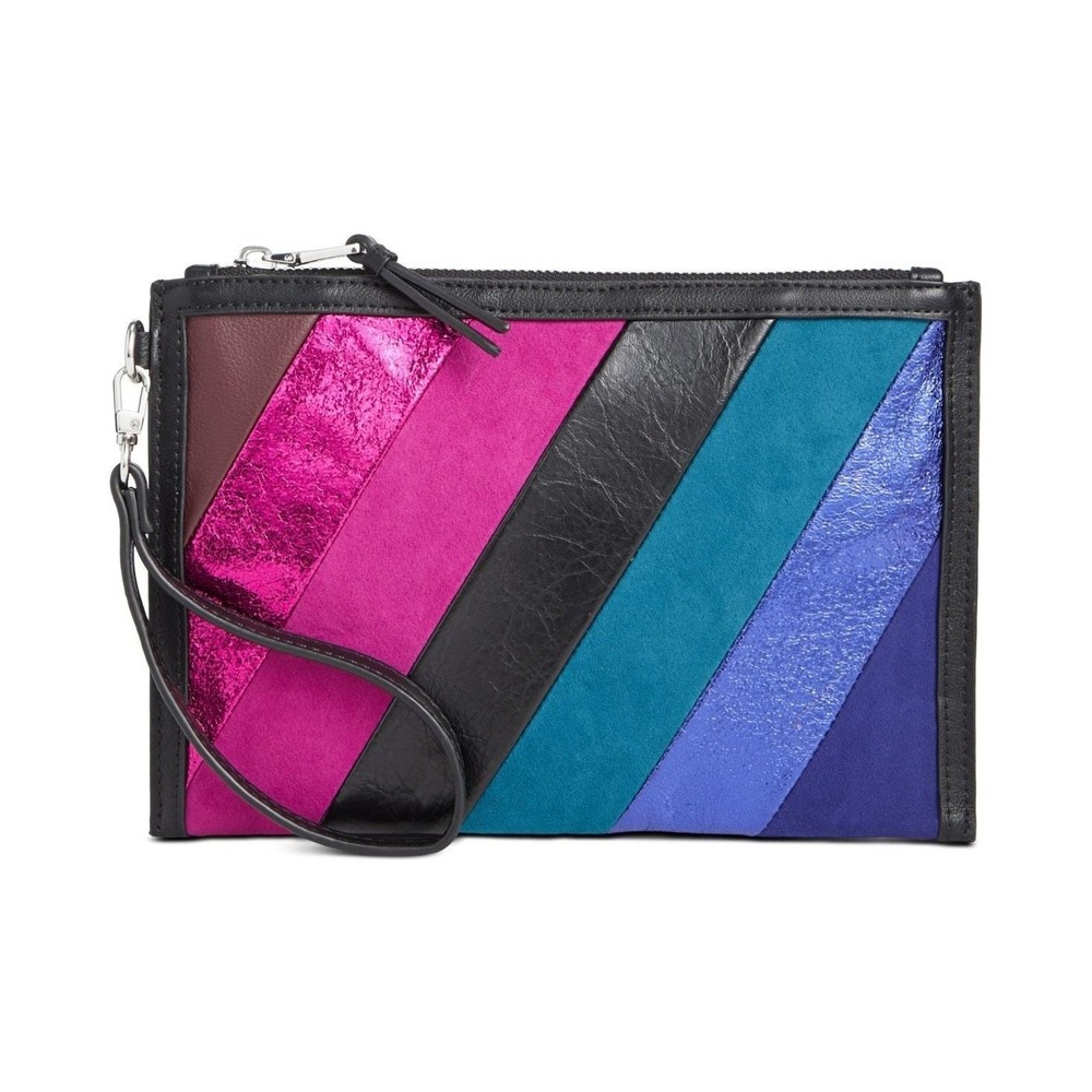 I.N.C. International Concepts Molyy Party Pouch Women's O/S Gulf Coast Metallic